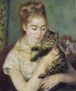 Pierre Renoir, Woman with a Cat